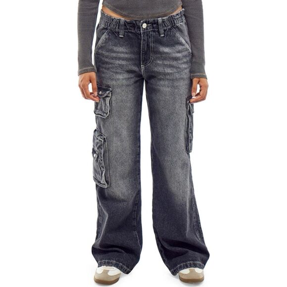 Urban Outfitters Denim - BDG Urban Outfitters Y2K Cargo Low Rise Utility Jeans  Women's S Small Black